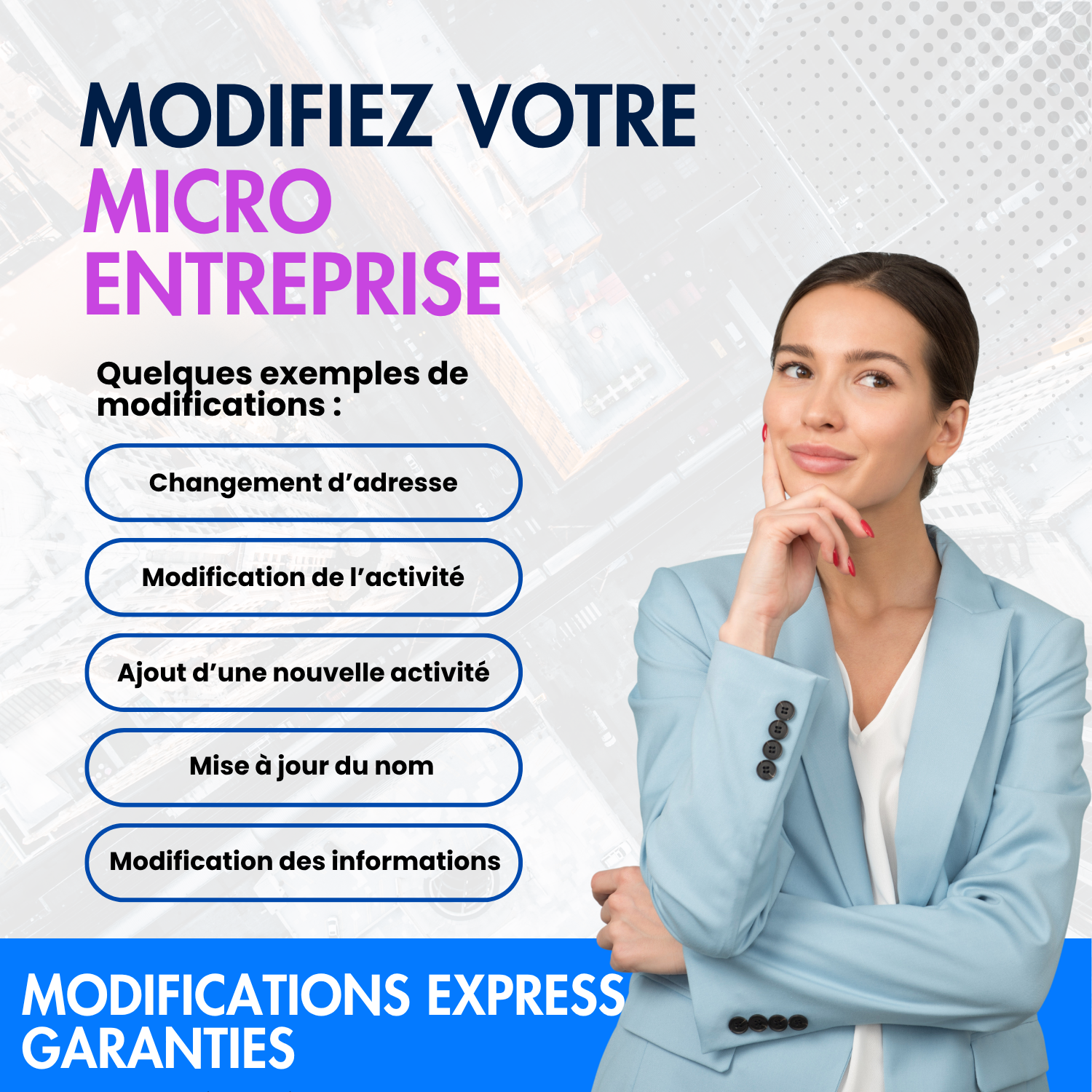 Modification de micro entreprise